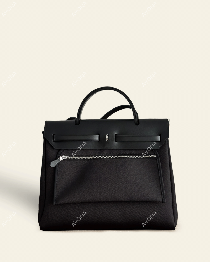 FLORENCE ONYX - M - (W 31 x H 26 x D 9 cm) / SILVER