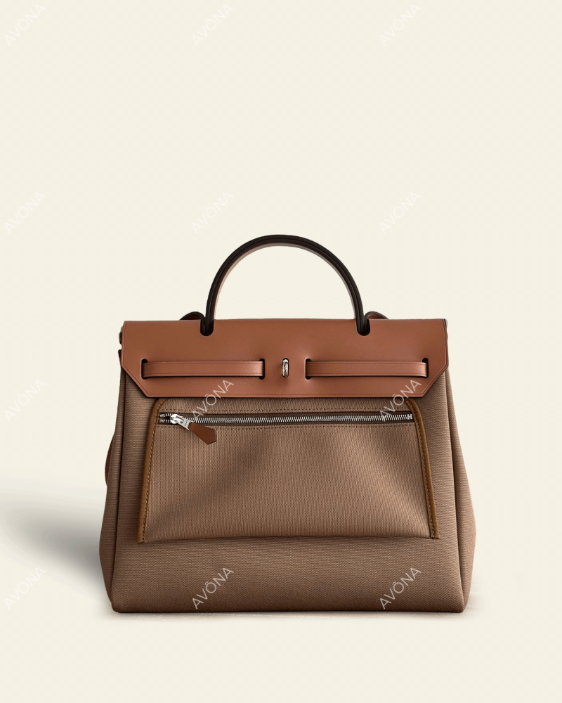 FLORENCE PEBBLE - M - (W 31 x H 26 x D 9 cm) / SILVER