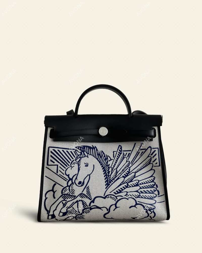 FLORENCE PEGASÉ INDIGO II - M - (W 31 x H 26 x D 9 cm) / SILVER