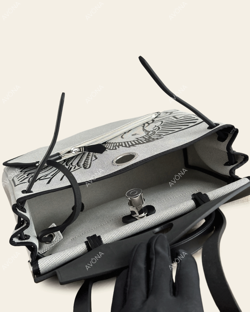 FLORENCE PEGASÉ ONYX - M - (W 31 x H 26 x D 9 cm) / SILVER