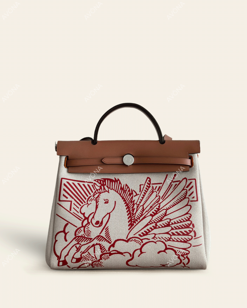 FLORENCE PEGASÉ RUBY - M - (W 31 x H 26 x D 9 cm) / SILVER