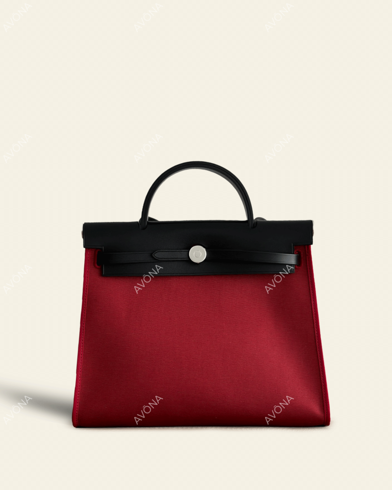 FLORENCE RUBY ONYX - M - (W 31 x H 26 x D 9 cm) / SILVER