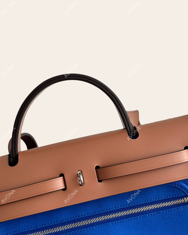 FLORENCE SAPPHIRE BLUE - M - (W 31 x H 26 x D 9 cm) / SILVER