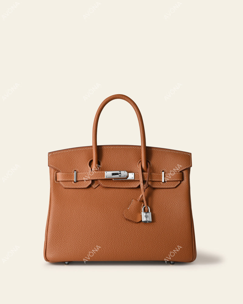 GOLDEN BROWN - S - (W 25 x H 21 x D 12 cm) / SILVER