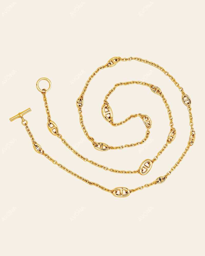 HALO LONG CHAIN - GOLD