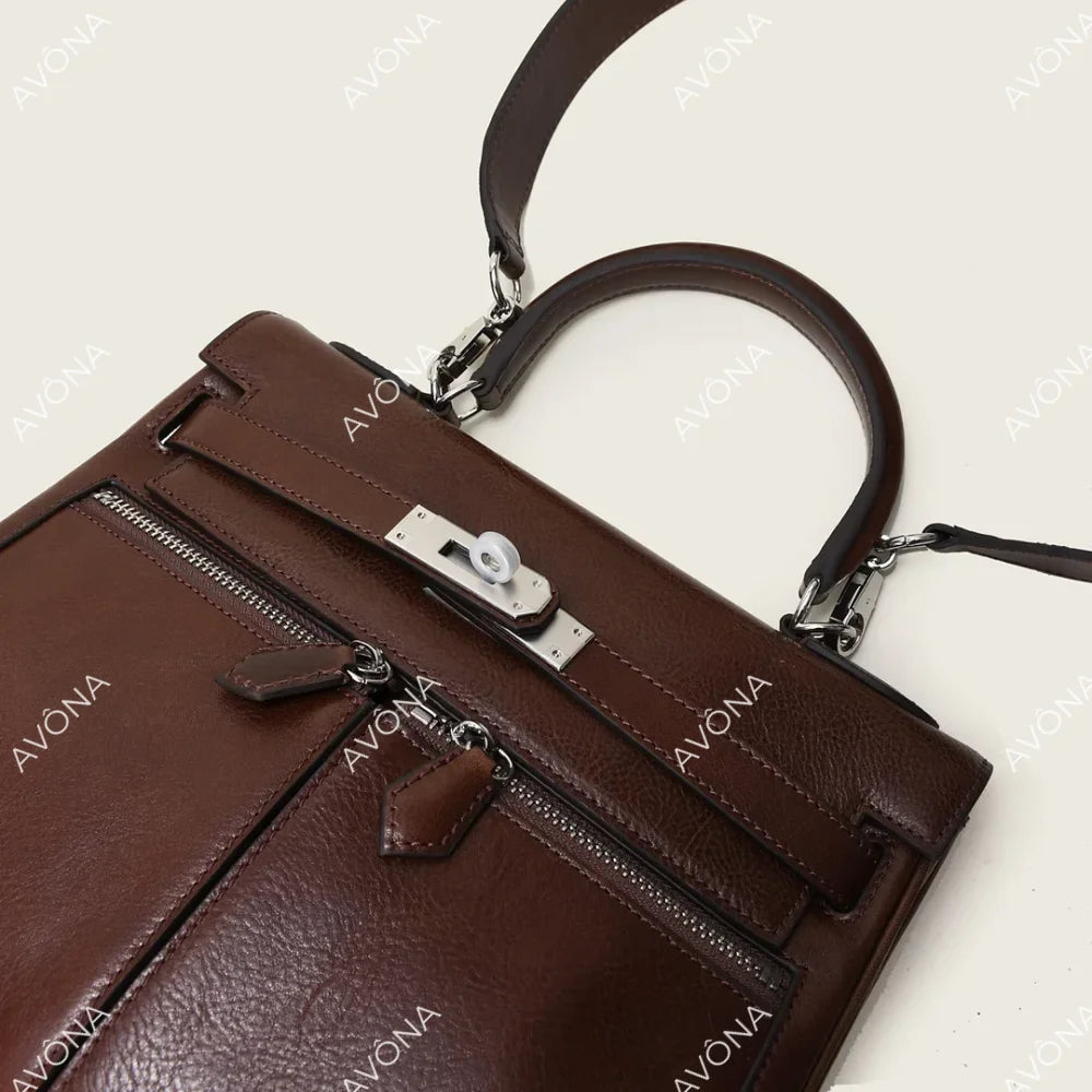 JINX CHICAGO RUSTIC BROWN L (28x22x10cm)
