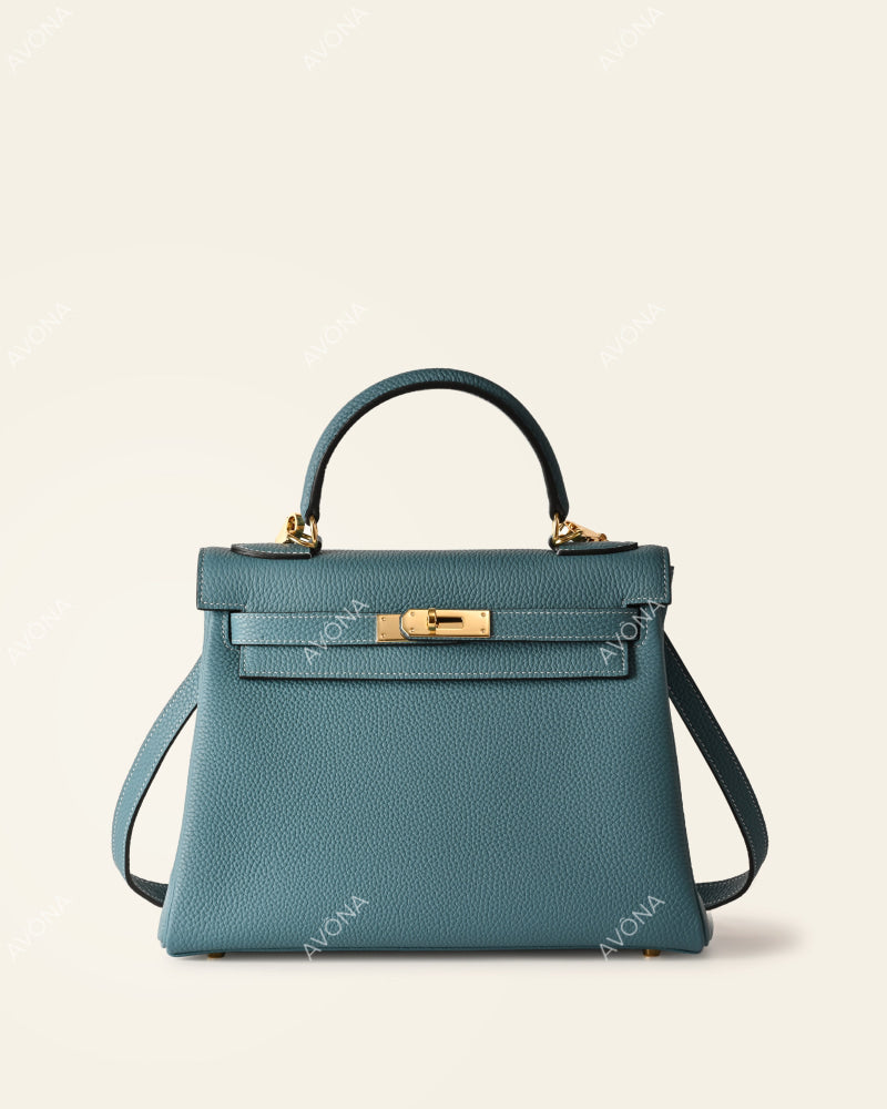 KRONOS - DENIM BLUE - M - (W 25 × H 18 × D 6 cm) / GOLD