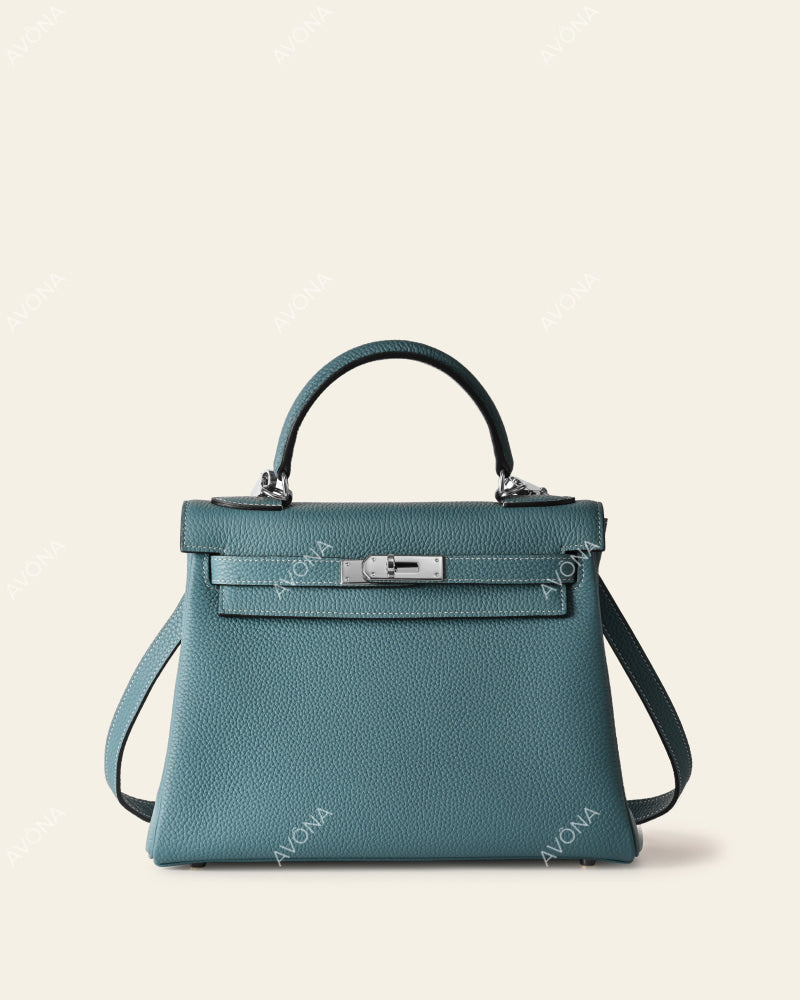KRONOS - DENIM BLUE - M - (W 25 × H 18 × D 6 cm) / SILVER