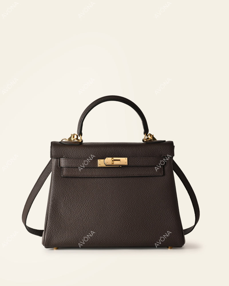 KRONOS - EBONY - M - (W 25 × H 18 × D 6 cm) / GOLD
