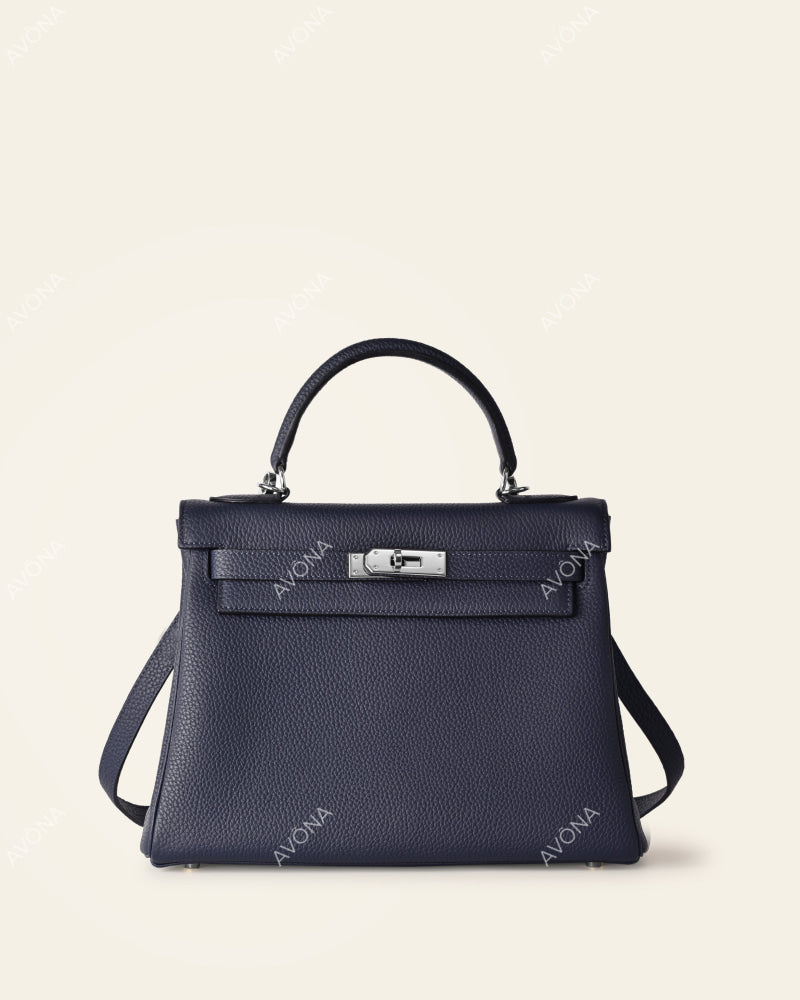 KRONOS - MIDNIGHT BLUE - M - (W 25 × H 18 × D 6 cm) / SILVER