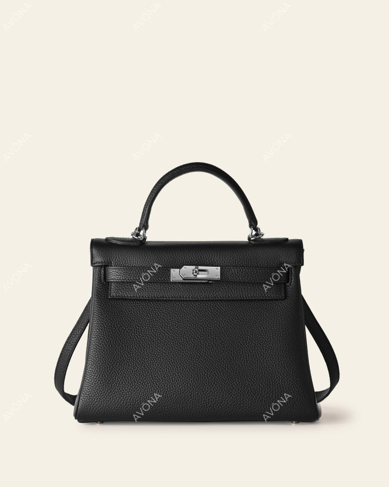 KRONOS - ONYX - M - (W 25 × H 18 × D 6 cm) / SILVER