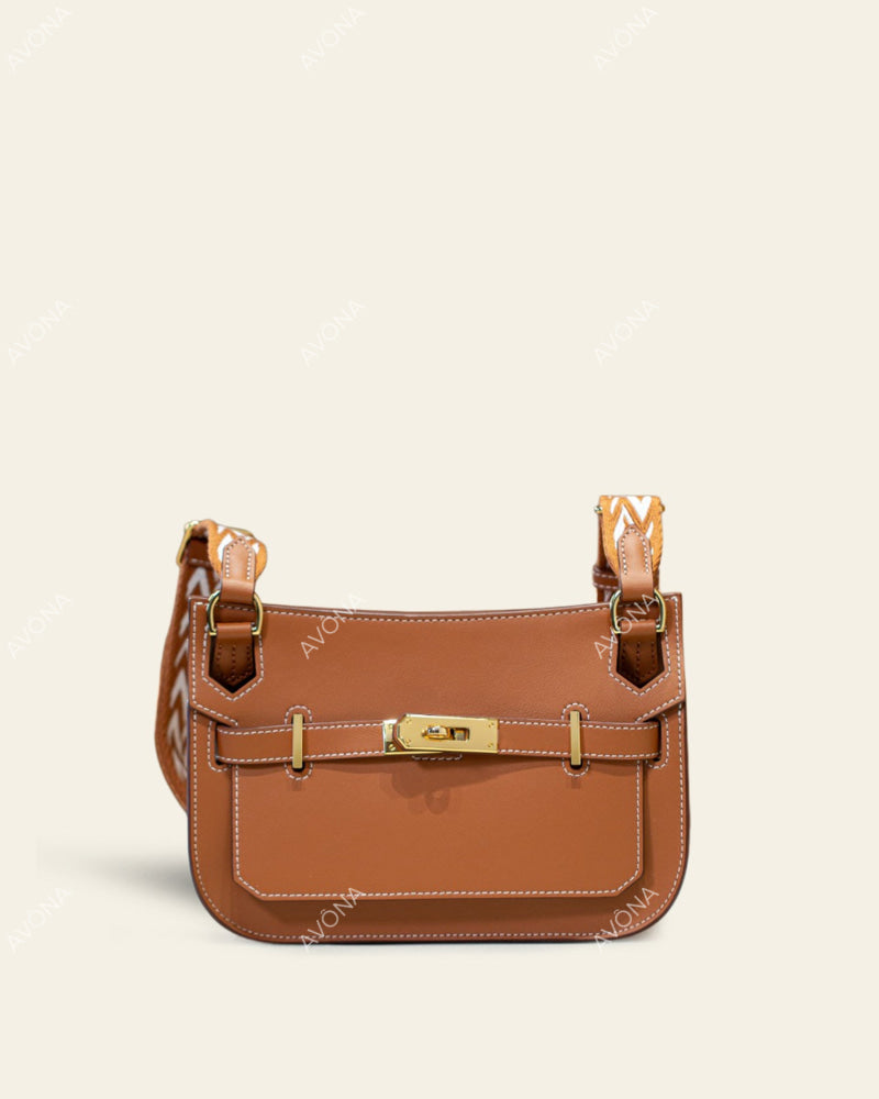 LIMA GOLDEN BROWN - S - (W 23 × H 18 × D 4 cm) / GOLD