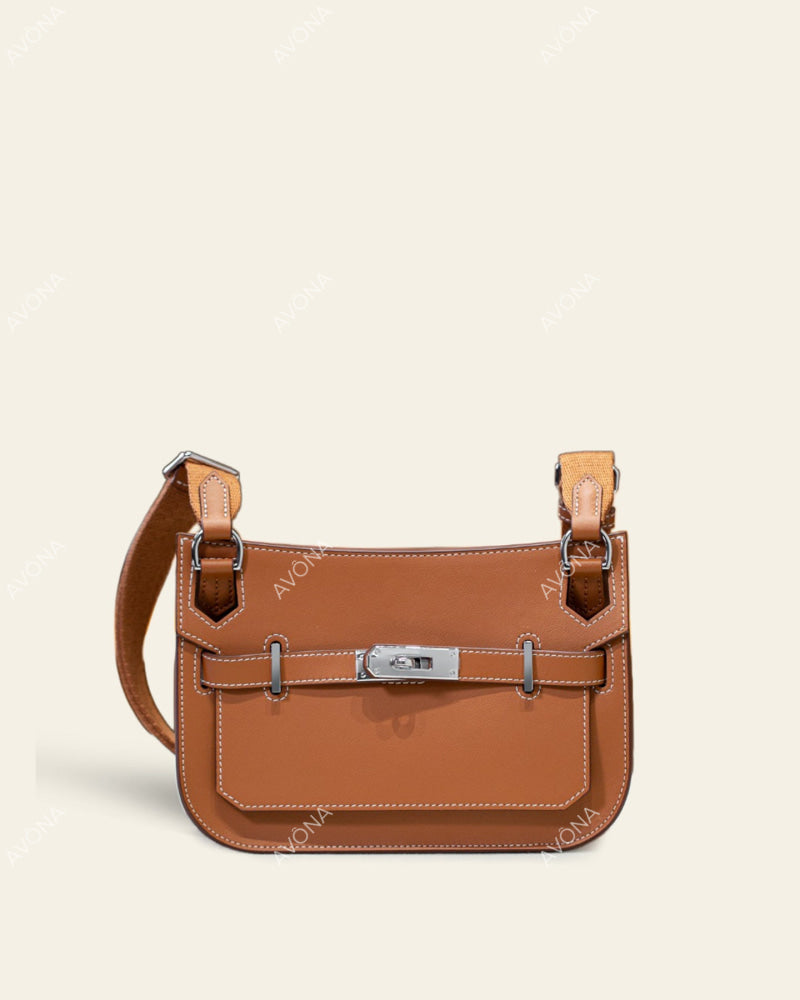 LIMA GOLDEN BROWN - S - (W 23 × H 18 × D 4 cm) / SILVER