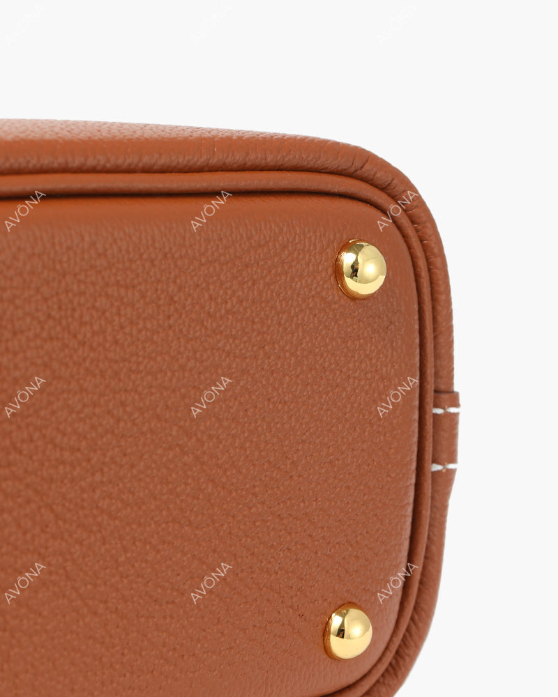 MALIBU GOLDEN BROWN - XS - (W 18 x H 14 x D 7 cm) / GOLD