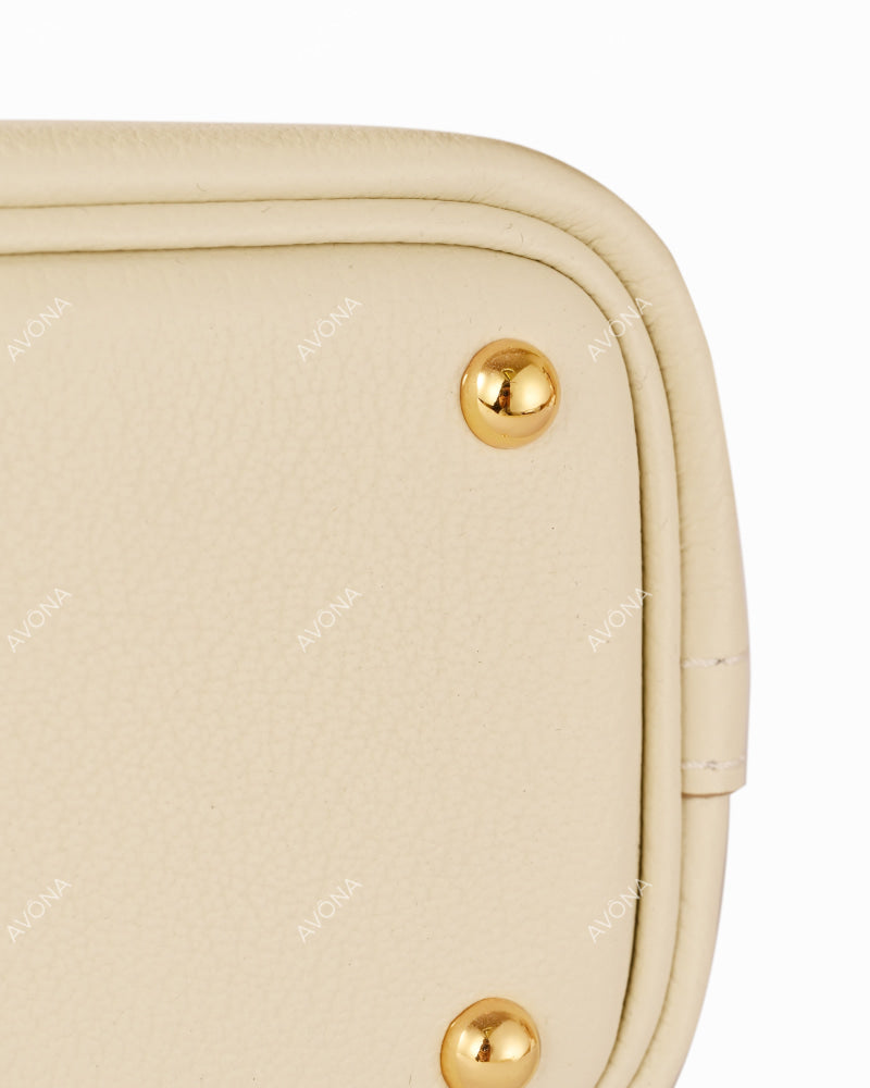 MALIBU MILKSHAKE WHITE - XS - (W 18 x H 14 x D 7 cm) / GOLD