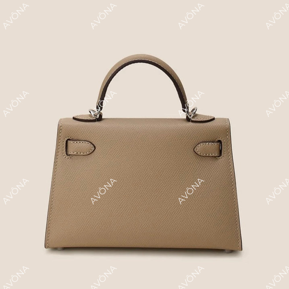 MINI BEIGE XS (19x13x5cm) / SILVER
