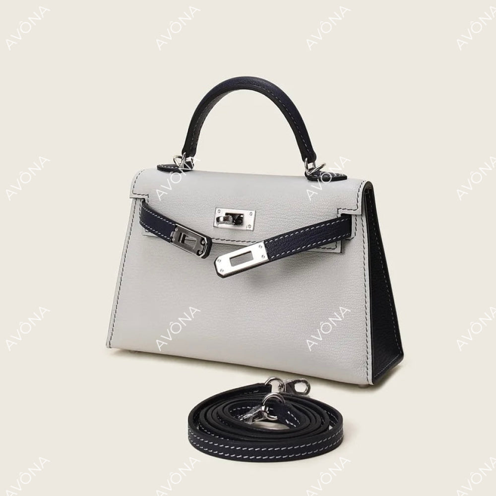 MINI BLUE HAZE COLORBLOCK XS (19x13x5cm) / SILVER