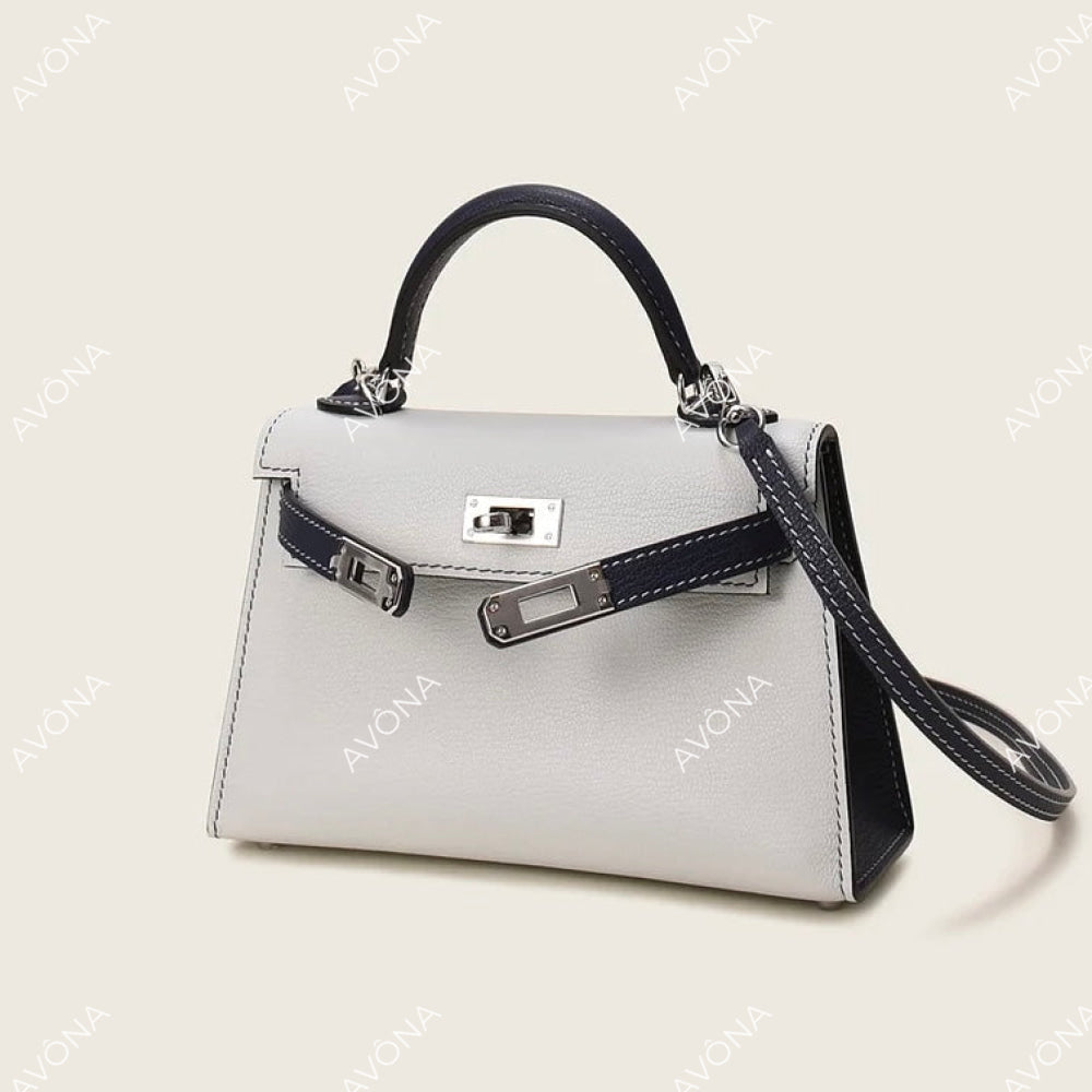 MINI BLUE HAZE COLORBLOCK XS (19x13x5cm) / SILVER