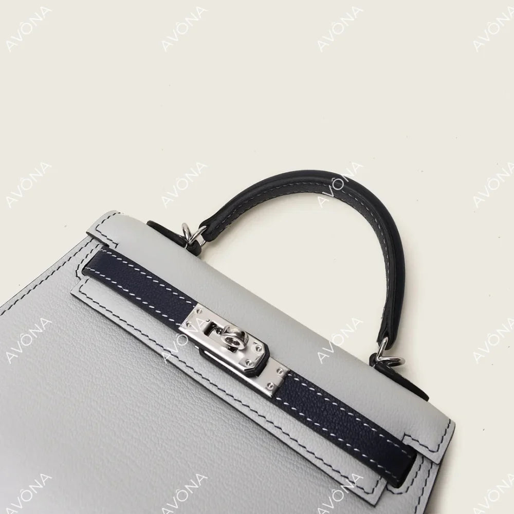 MINI BLUE HAZE COLORBLOCK XS (19x13x5cm) / SILVER