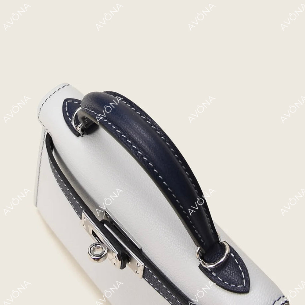 MINI BLUE HAZE COLORBLOCK XS (19x13x5cm) / SILVER