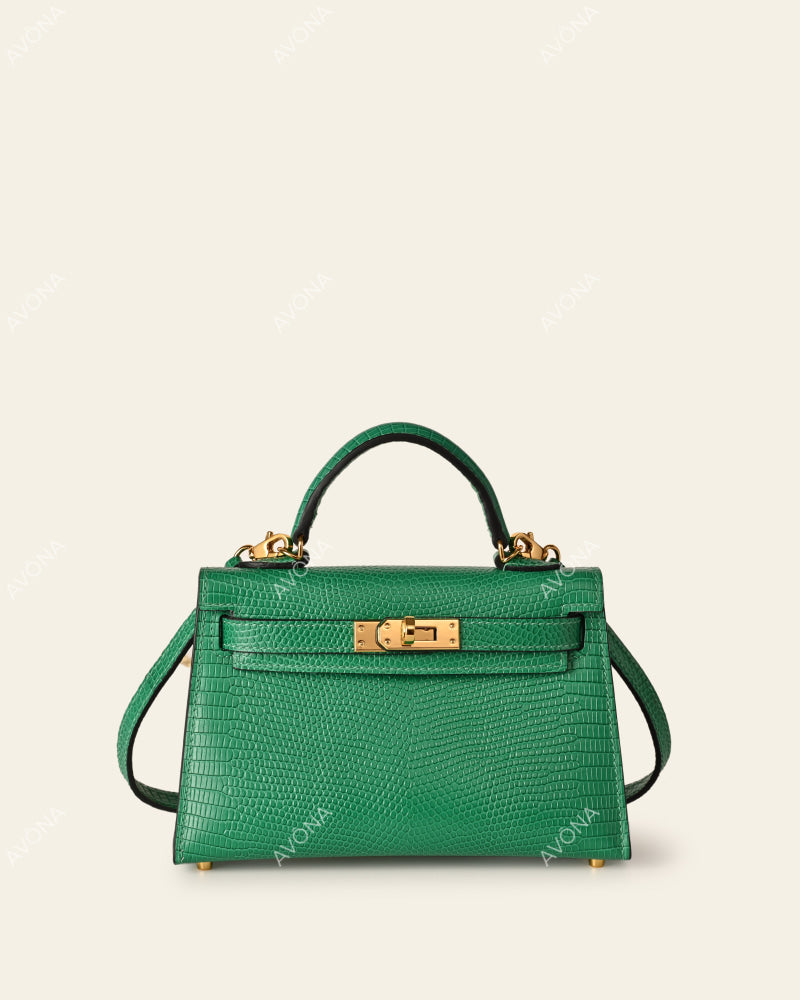 MINI CLOVER LIZARD - XS - (W 19 × H 13 × D 4.5 cm) / GOLD