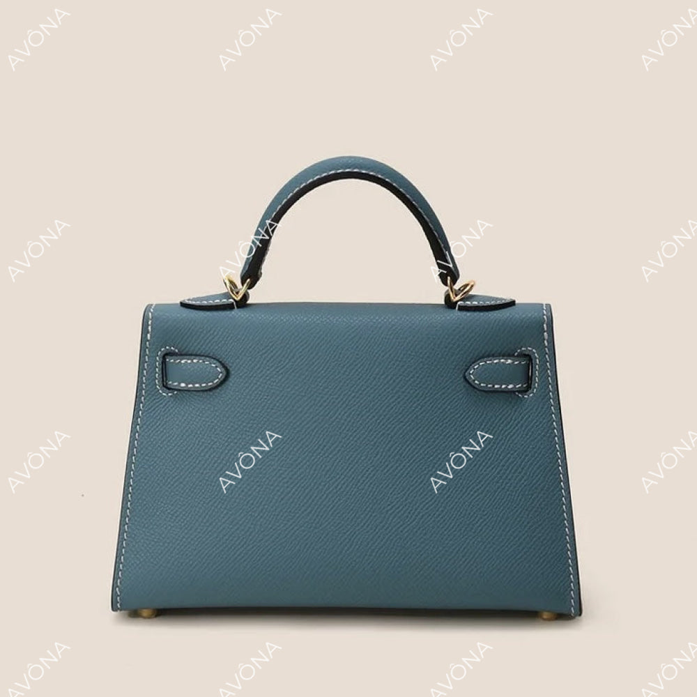 MINI DENIM BLUE XS (19x13x5cm) / GOLD