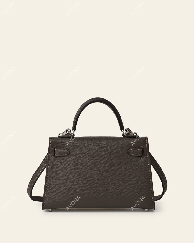 MINI EBONY - XS - (W 19 × H 13 × D 4.5 cm) / SILVER