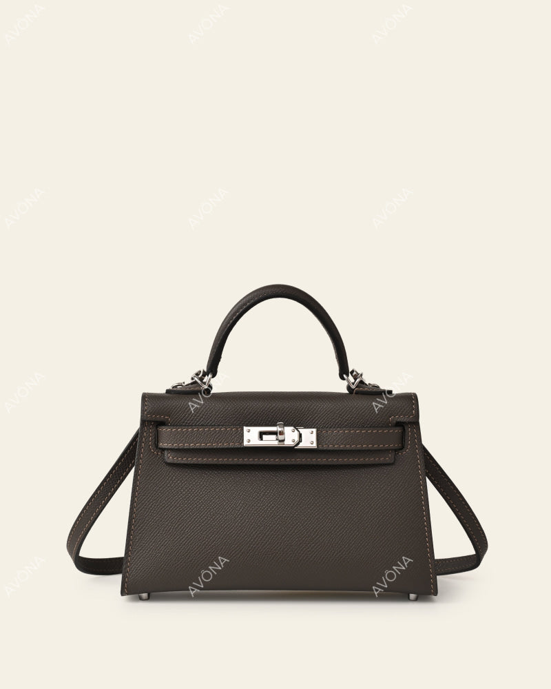MINI EBONY - XS - (W 19 × H 13 × D 4.5 cm) / SILVER