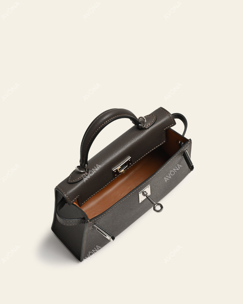MINI EBONY - XS - (W 19 × H 13 × D 4.5 cm) / SILVER