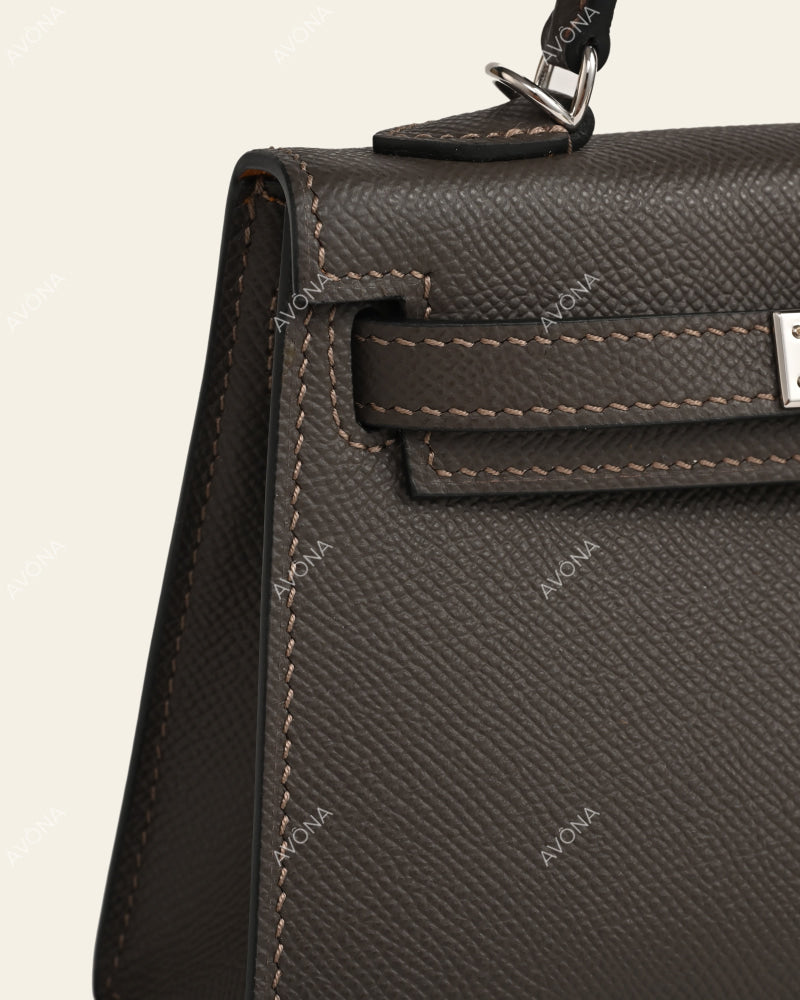 MINI EBONY - XS - (W 19 × H 13 × D 4.5 cm) / SILVER