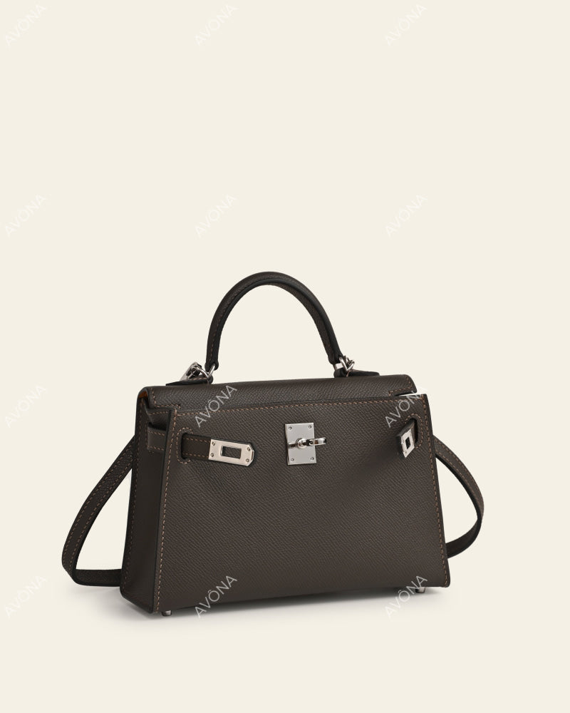 MINI EBONY - XS - (W 19 × H 13 × D 4.5 cm) / SILVER