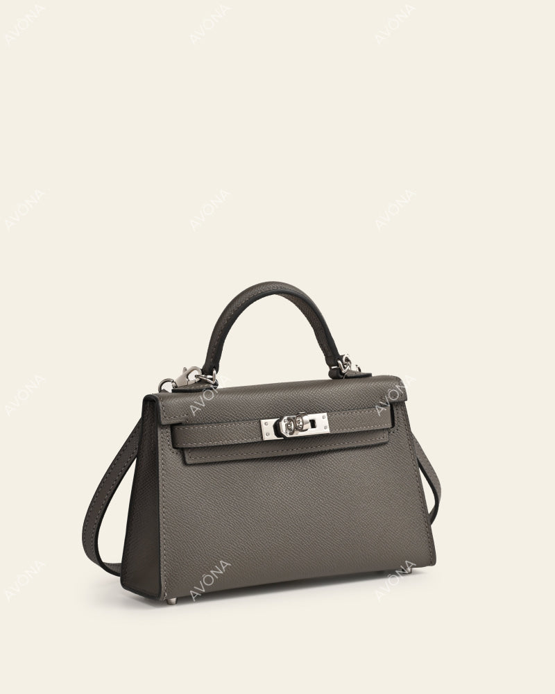 MINI GRAPHITE - XS - (W 19 × H 13 × D 4.5 cm) / SILVER