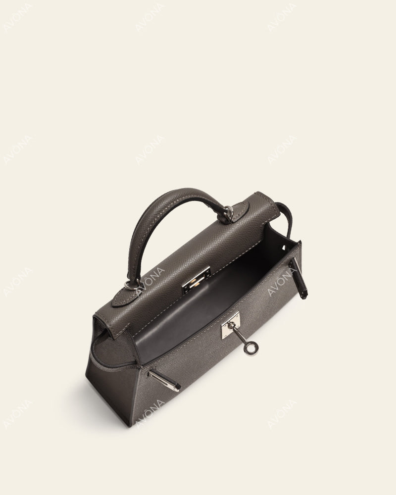 MINI GRAPHITE - XS - (W 19 × H 13 × D 4.5 cm) / SILVER