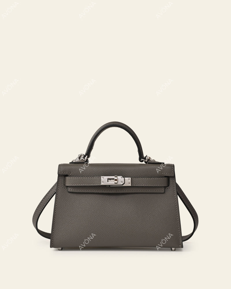 MINI GRAPHITE - XS - (W 19 × H 13 × D 4.5 cm) / SILVER