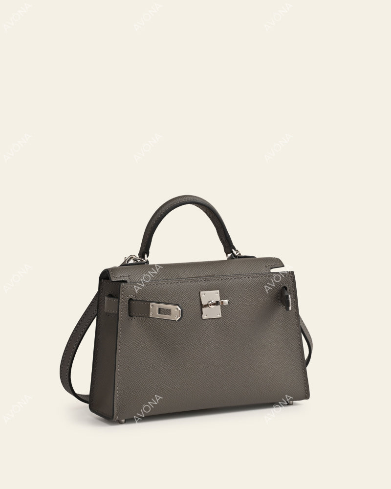 MINI GRAPHITE - XS - (W 19 × H 13 × D 4.5 cm) / SILVER