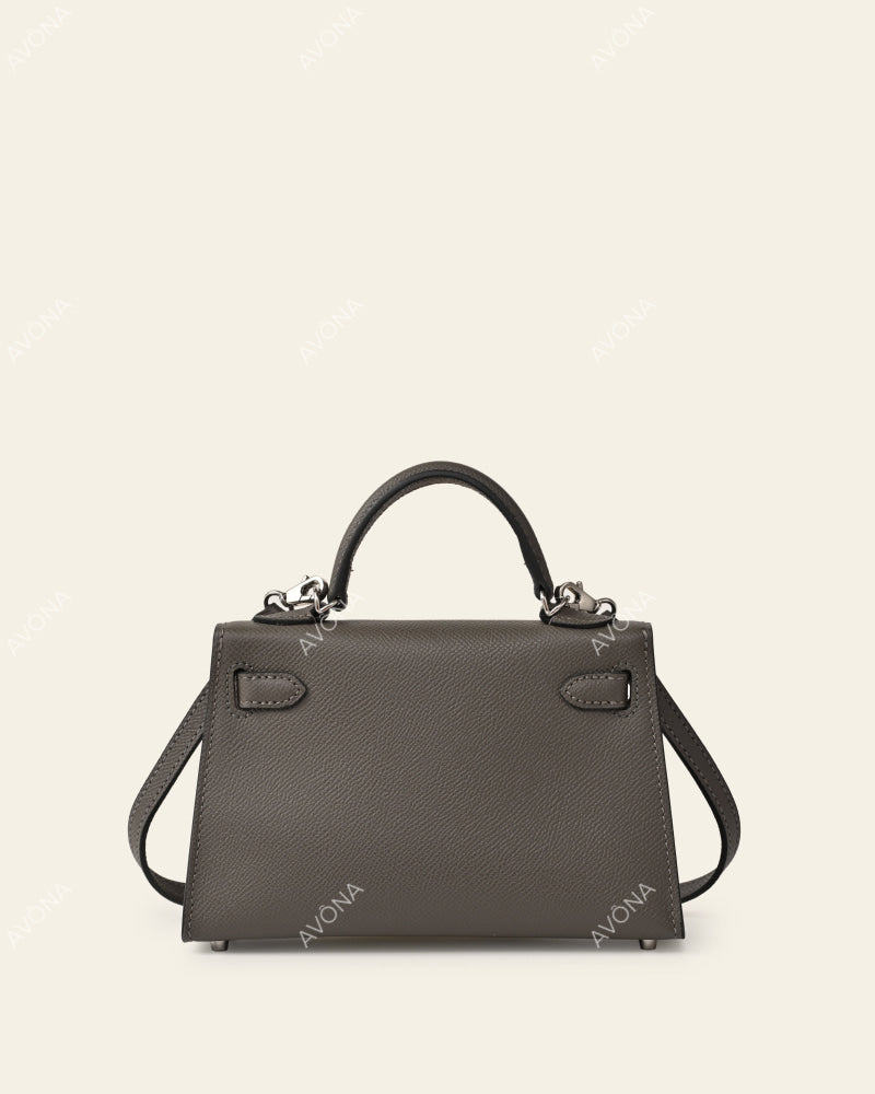 MINI GRAPHITE - XS - (W 19 × H 13 × D 4.5 cm) / SILVER