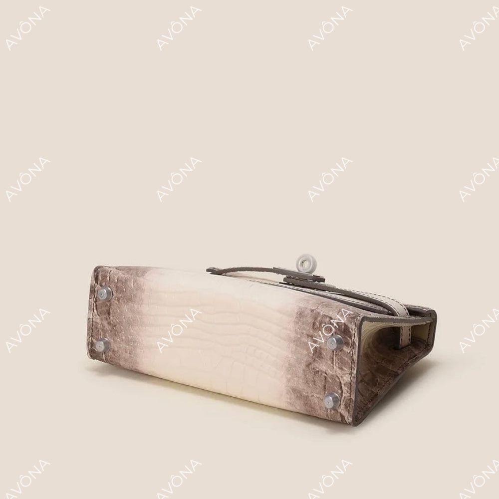 MINI HIMALAYA CROCODILE XS (19x13x5cm) / SILVER
