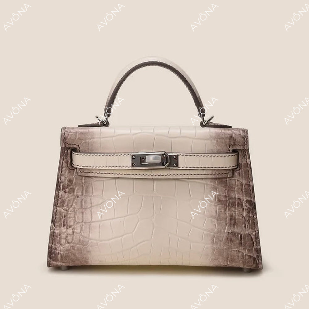MINI HIMALAYA CROCODILE XS (19x13x5cm) / SILVER