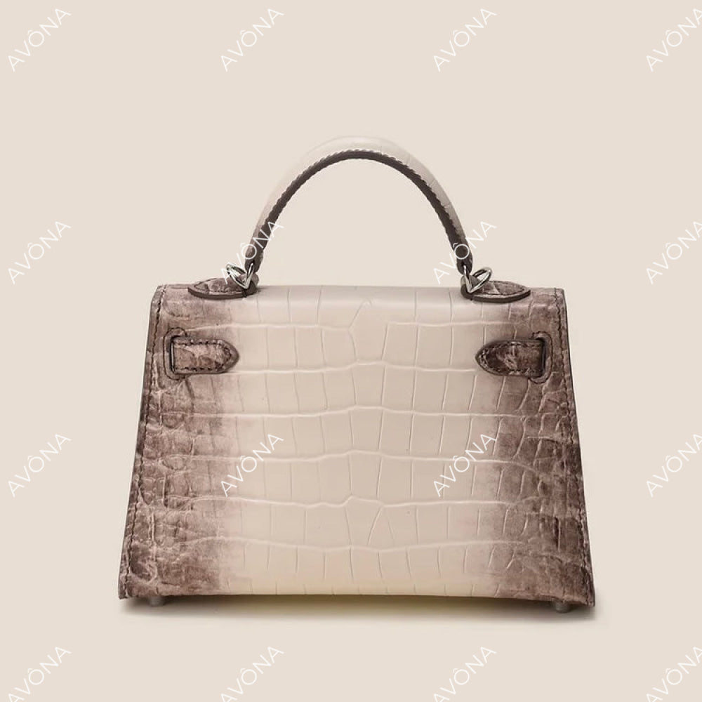 MINI HIMALAYA CROCODILE XS (19x13x5cm) / SILVER