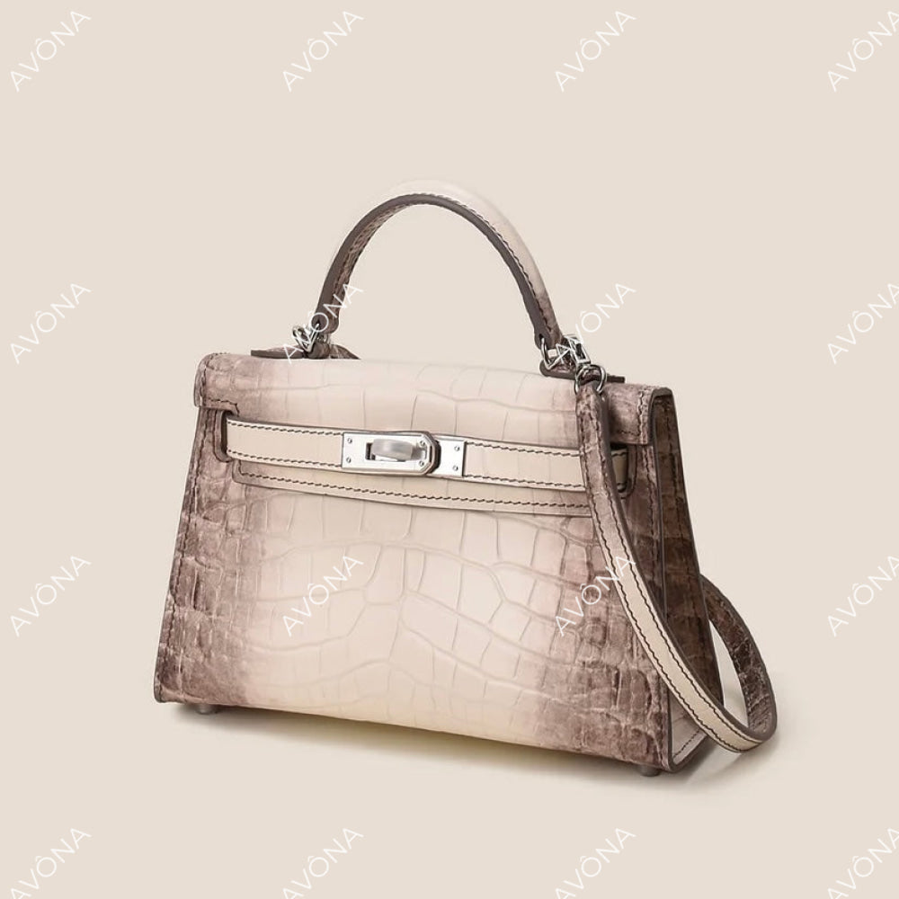 MINI HIMALAYA CROCODILE XS (19x13x5cm) / SILVER