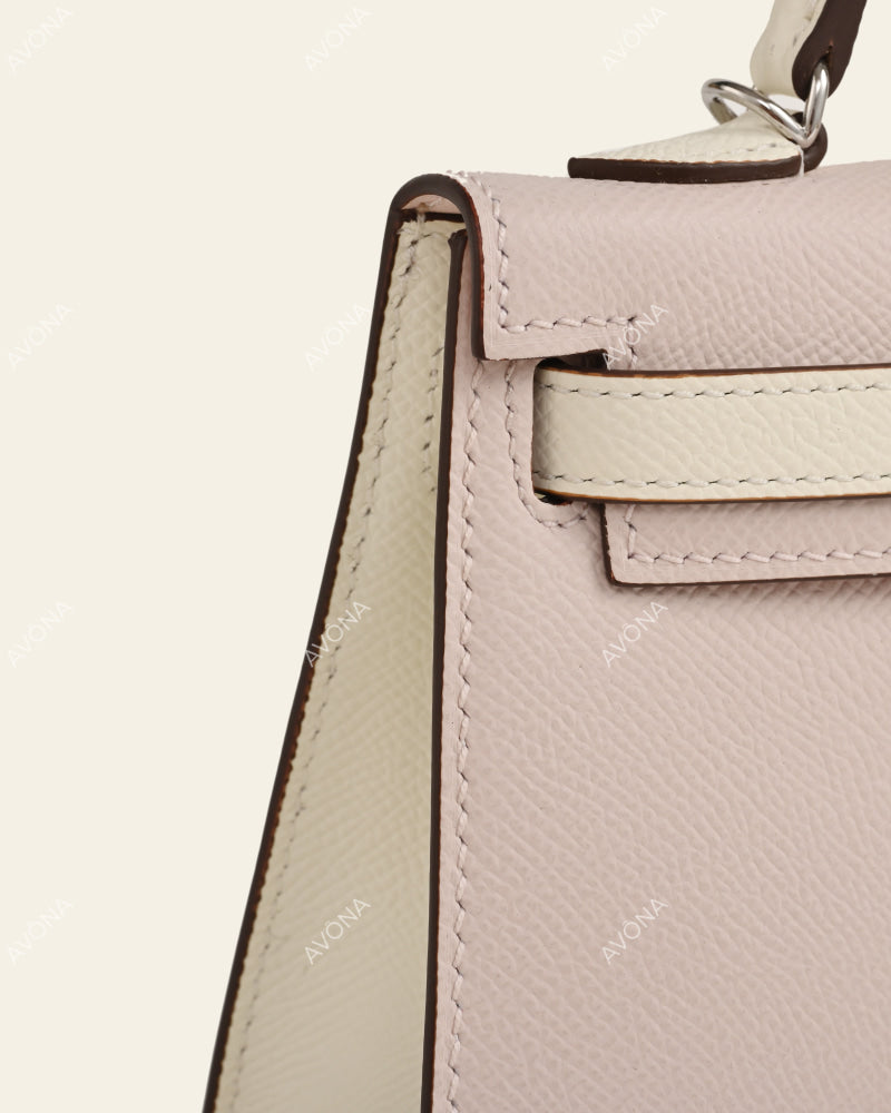 MINI LEVANDER MIST COLORBLOCK - XS - (W 19 × H 13 × D 4.5 cm) / SILVER