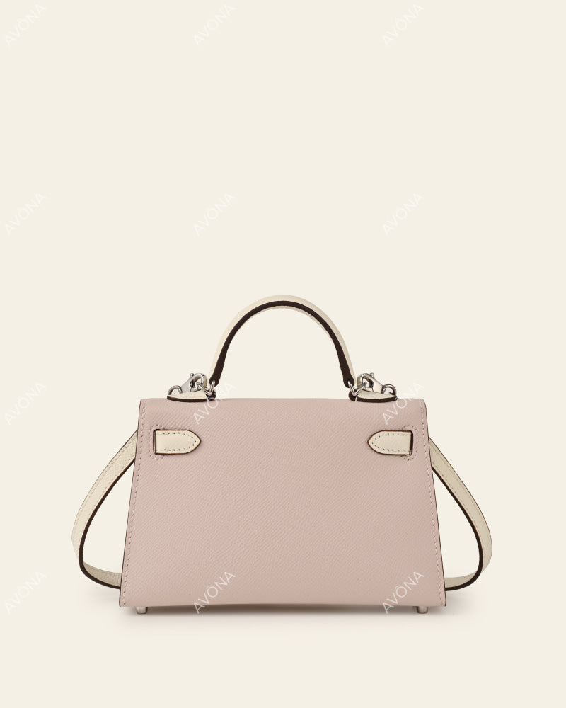 MINI LEVANDER MIST COLORBLOCK - XS - (W 19 × H 13 × D 4.5 cm) / SILVER