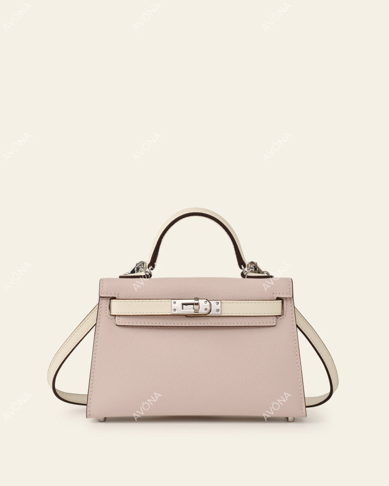 MINI LEVANDER MIST COLORBLOCK - XS - (W 19 × H 13 × D 4.5 cm) / SILVER