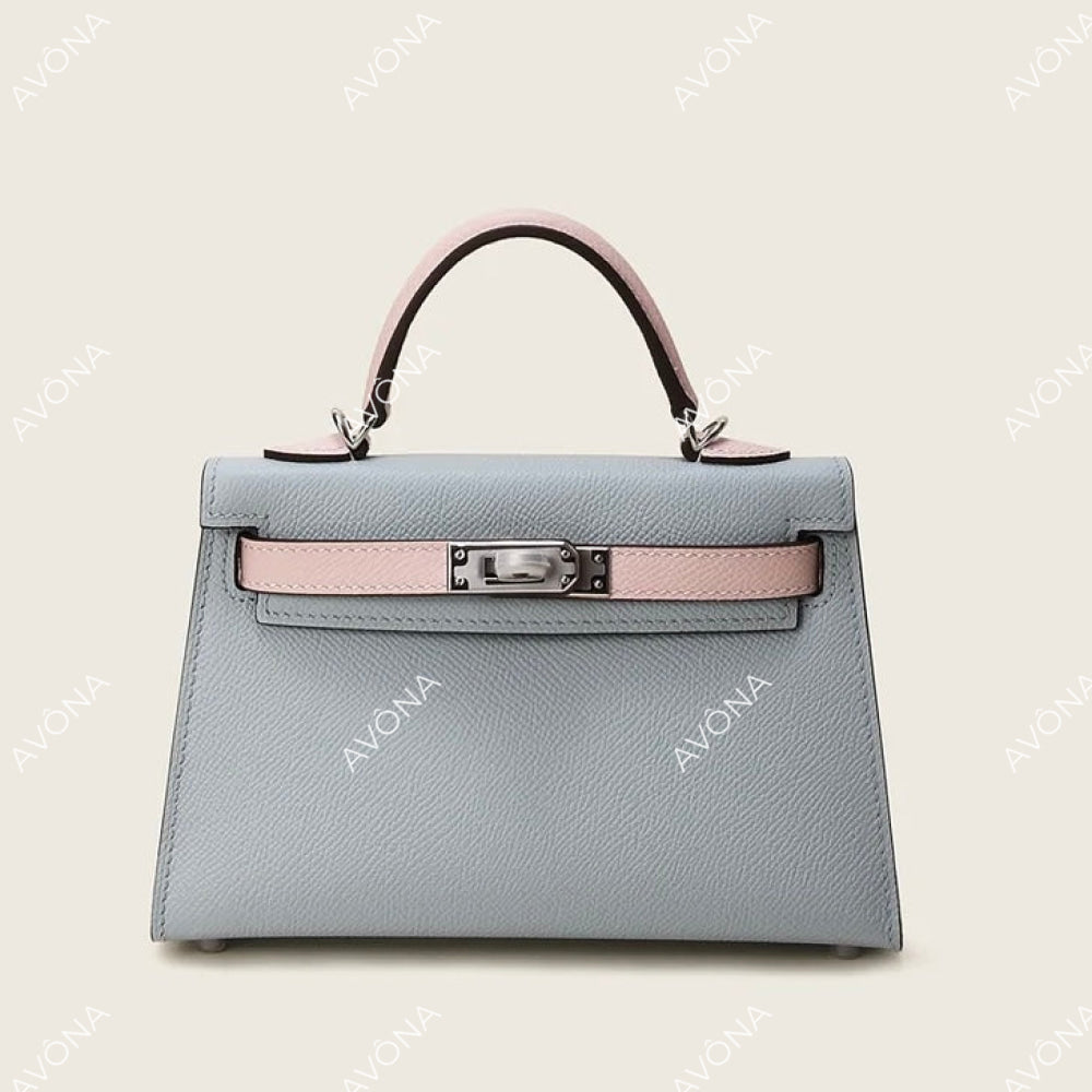 MINI MARSHMALLOW COLORBLOCK XS (19x13x5cm) / SILVER