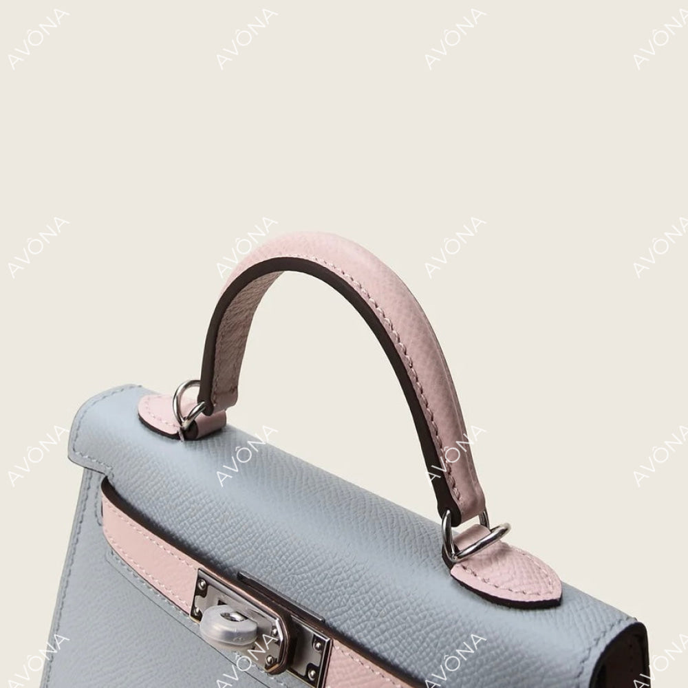 MINI MARSHMALLOW COLORBLOCK XS (19x13x5cm) / SILVER
