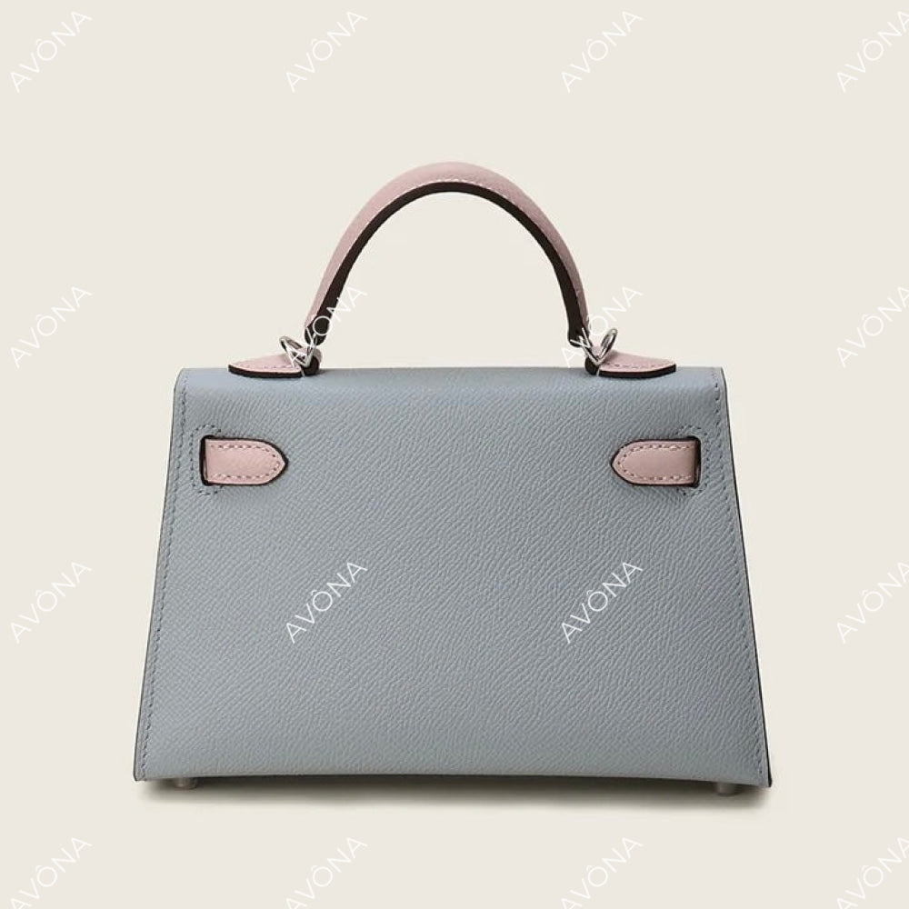 MINI MARSHMALLOW COLORBLOCK XS (19x13x5cm) / SILVER