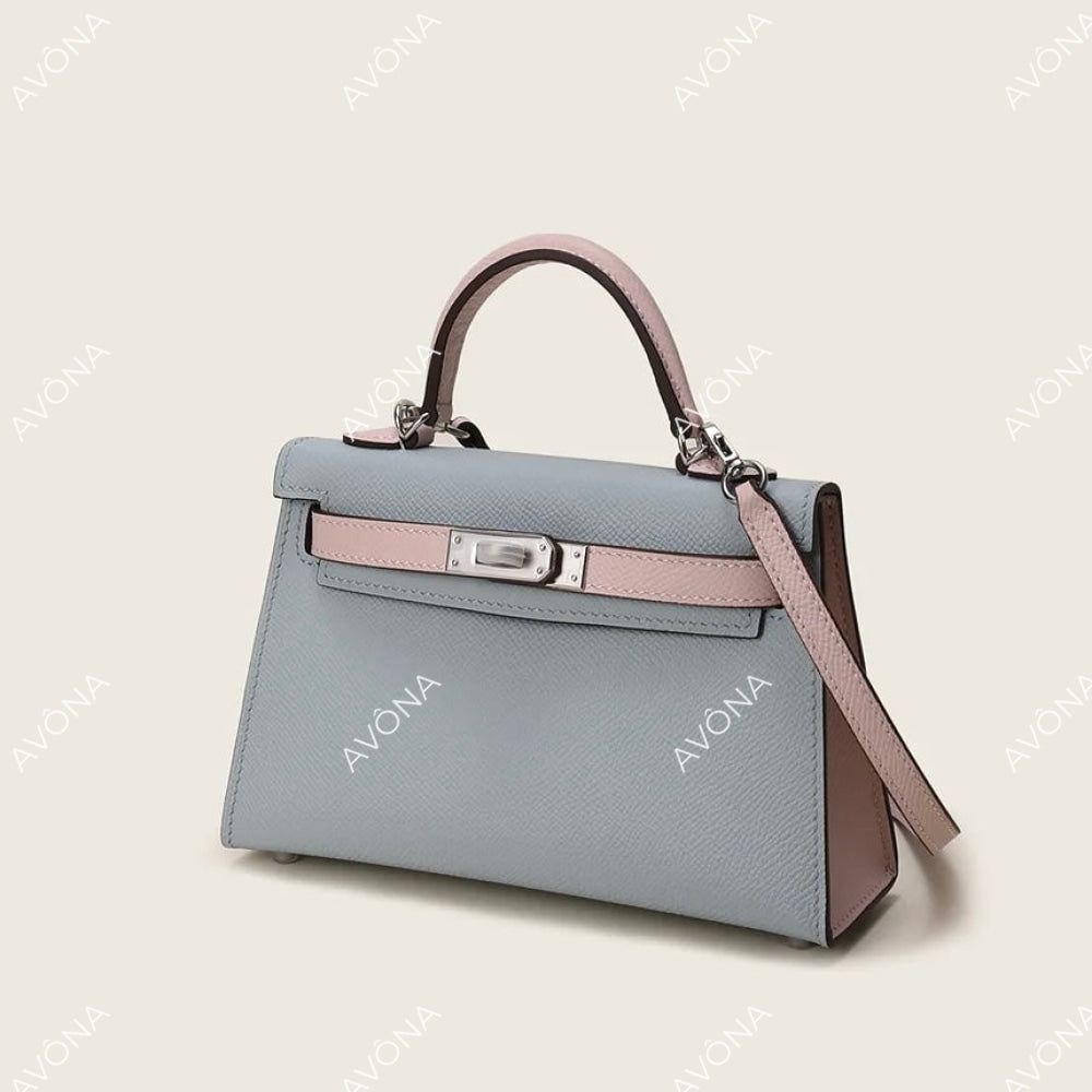 MINI MARSHMALLOW COLORBLOCK XS (19x13x5cm) / SILVER