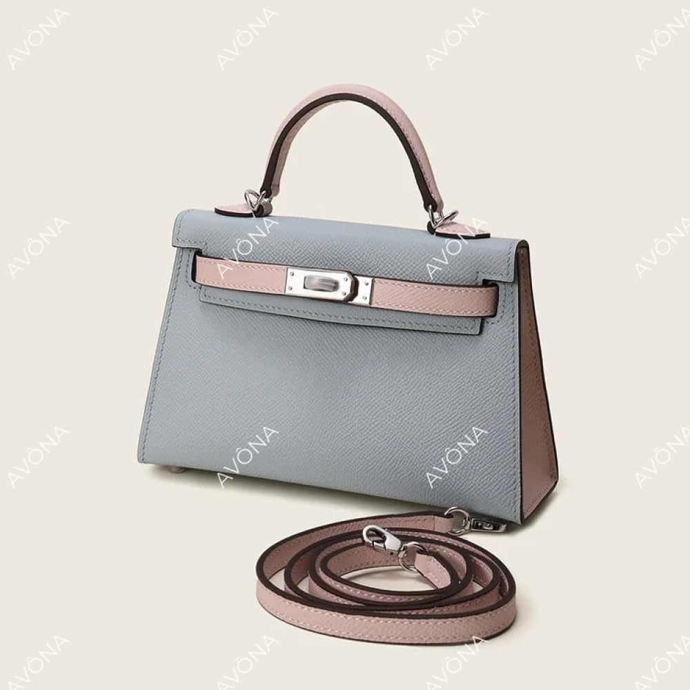 MINI MARSHMALLOW COLORBLOCK XS (19x13x5cm) / SILVER