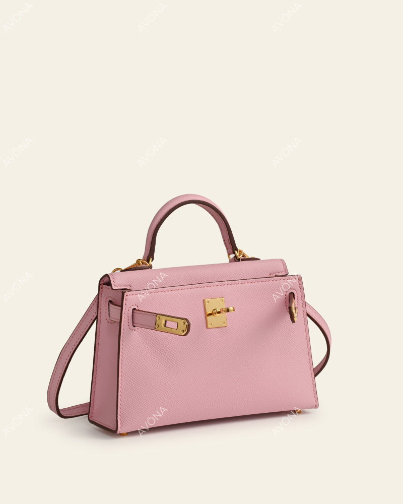 MINI MAUVE - XS - (W 19 × H 13 × D 4.5 cm) / GOLD