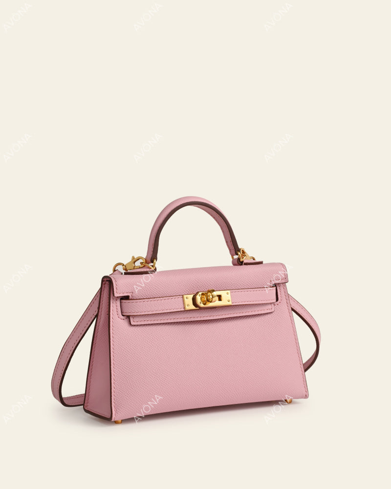 MINI MAUVE - XS - (W 19 × H 13 × D 4.5 cm) / GOLD